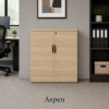 Picture of Modern Office Storage Cabinet with Locking Doors and Adjustable Shelf