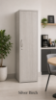 Picture of Executive Narrow Tall Office Storage Cabinet with Locking Doors and Adjustable Shelves