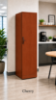 Picture of Executive Narrow Tall Office Storage Cabinet with Locking Doors and Adjustable Shelves