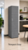 Picture of Executive Narrow Tall Office Storage Cabinet with Locking Doors and Adjustable Shelves