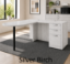 Picture of L Shaped Peninsula Desk with Storage, Reversible Return and Drawers