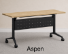 Picture of Flip Top Nesting Table with Modesty Panel and Locking Casters