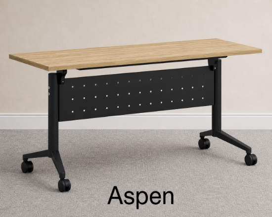 Flip Top Nesting Table with Modesty Panel | Choice Office Furniture