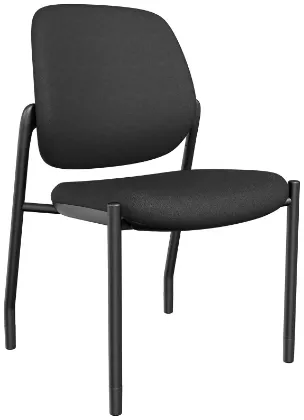 Picture of Heavy Duty Armless Guest Chair with Stackable Design, 500 lb. Capacity