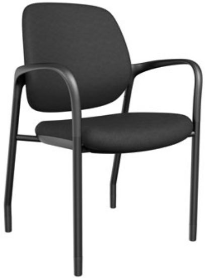 Picture of Heavy Duty Guest Chair with Arms & Stackable Design