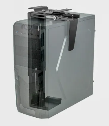 Picture of Under Desk PC Mount for Computer Towers with Adjustable Swivel Frame