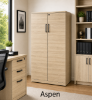 Picture of Tall Office Storage Cabinet with Locking Doors and Adjustable Shelves