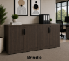 Picture of Double Storage Cabinet Credenza with Locking Doors and Adjustable Shelves