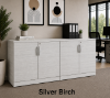 Picture of Double Storage Cabinet Credenza with Locking Doors and Adjustable Shelves