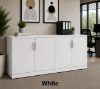 Picture of Double Storage Cabinet Credenza with Locking Doors and Adjustable Shelves