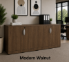Picture of Double Storage Cabinet Credenza with Locking Doors and Adjustable Shelves