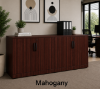 Picture of Double Storage Cabinet Credenza with Locking Doors and Adjustable Shelves