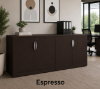 Picture of Double Storage Cabinet Credenza with Locking Doors and Adjustable Shelves