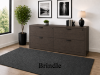 Picture of Double Lateral Filing Cabinet Credenza with Locking Drawers