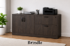 Picture of Lateral File Storage Cabinet Credenza with Locking Drawers and Adjustable Shelf