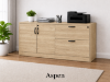 Picture of Lateral File Storage Cabinet Credenza with Locking Drawers and Adjustable Shelf