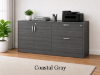 Picture of Lateral File Storage Cabinet Credenza with Locking Drawers and Adjustable Shelf