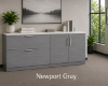 Picture of Lateral File Storage Cabinet Credenza with Locking Drawers and Door Storage