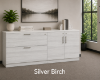 Picture of Lateral File Storage Cabinet Credenza with Locking Drawers and Door Storage