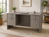 Picture of Home Office Desk with Drawers, Cable Grommets and Laminate Top