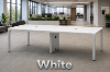 Picture of 8 Ft Conference Table with Metal Legs and Built In Cable Management