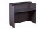 Picture of Small Reception Desk with Transaction Counter & Storage Options-Driftwood