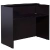 Picture of Small Reception Desk with Transaction Counter & Storage Options-Driftwood