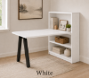 Picture of Office Desk with Bookcase, Open Storage and Adjustable Shelves