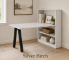Picture of Office Desk with Bookcase, Open Storage and Adjustable Shelves