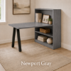 Picture of Office Desk with Bookcase, Open Storage and Adjustable Shelves