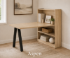 Picture of Office Desk with Bookcase, Open Storage and Adjustable Shelves