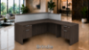 Picture of Modern L Shaped Reception Desk with Transaction Counter