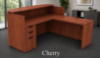 Picture of L Shaped Reception Desk with Reversible Return 