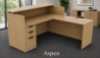 Picture of L Shaped Reception Desk with Reversible Return 