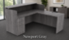 Picture of L Shaped Reception Desk with Reversible Return 
