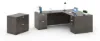 Picture of L-Shaped Desk with File Cabinet, Reversible Return & Storage
