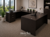 Picture of U-Shaped Desk with Storage, Reversible Bridge & Cable Management