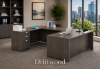 Picture of U-Shaped Desk with Storage, Reversible Bridge & Cable Management