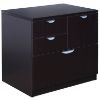 Picture of 4 Drawer Combo Lateral Filing Cabinet – Commerce Laminate-Driftwood