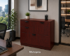 Picture of 4 Drawer Combo Lateral Filing Cabinet – Commerce Laminate-Mocha