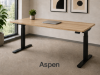 electric standing desk with memory handset