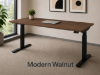 electric standing desk with memory handset