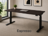 electric standing desk with memory handset