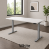 height adjustable office desk with laminate top
