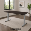 height adjustable office desk with laminate top