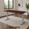 height adjustable office desk with laminate top