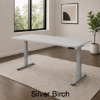 height adjustable office desk with laminate top