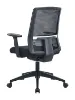 Picture of Black Mesh Office Chair with Adjustable Lumbar Support, Seat Slider, and Adjustable Arms