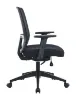 Picture of Black Mesh Office Chair with Adjustable Lumbar Support, Seat Slider, and Adjustable Arms
