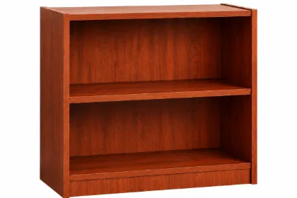 Picture of 30 Inch Office Bookcase with Adjustable Shelves and Open Storage